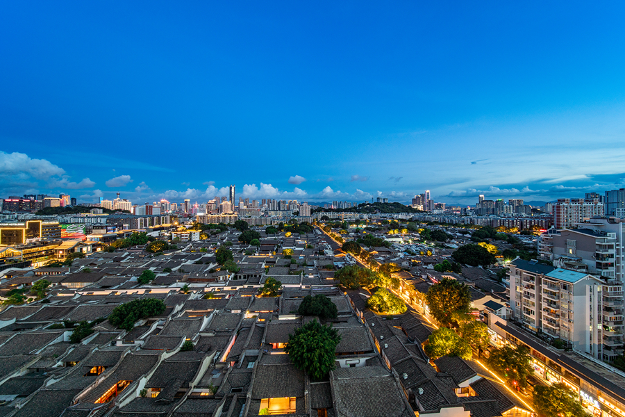 福州三坊七巷夜景。陈捷阳摄